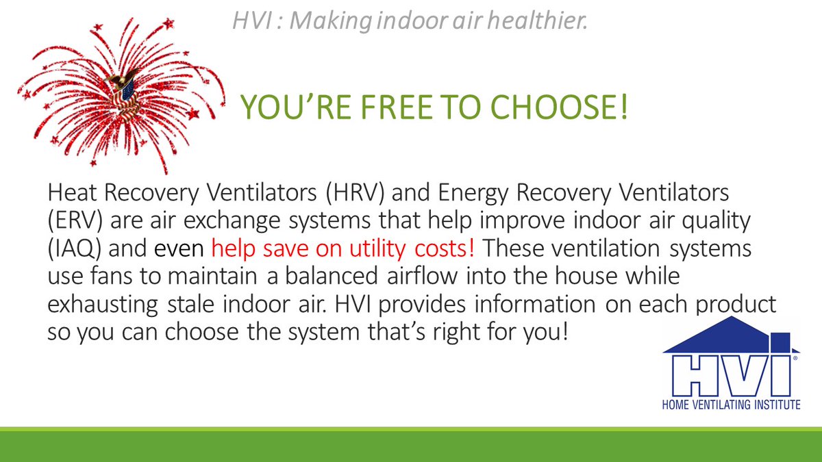ow.ly/XopQ50Anm9X  #Ventilation #IAQ #HVICertified