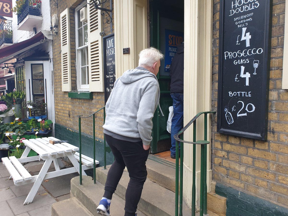 Meanwhile the King William IV is open to punters. Pictures of one of the first pints to be poured in the village coming up.
