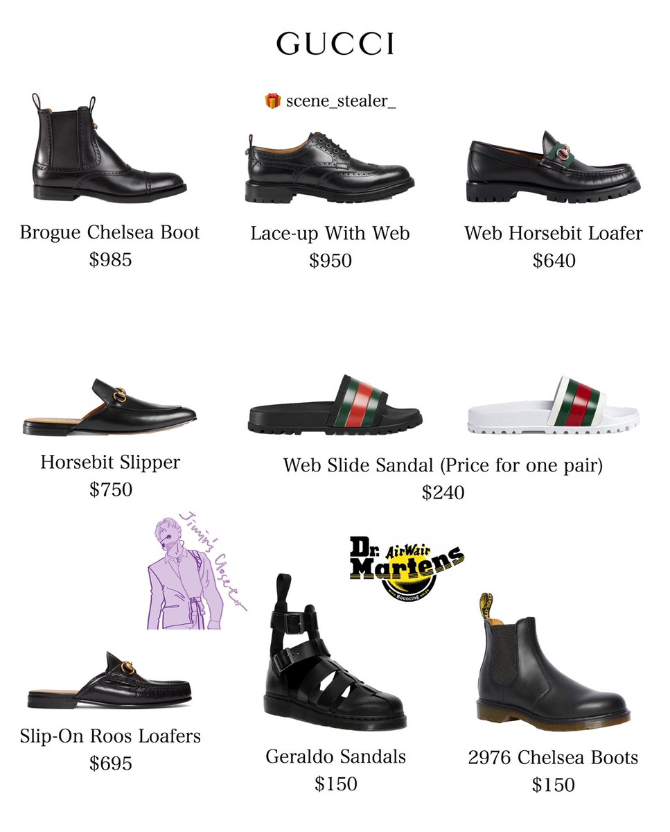 Bộ sưu tập giày của Jimin-ssi👞

Xem hình thôi chớ đừng nhìn giá:vvv

cre: @ jiminscloset1 
@BTS_twt