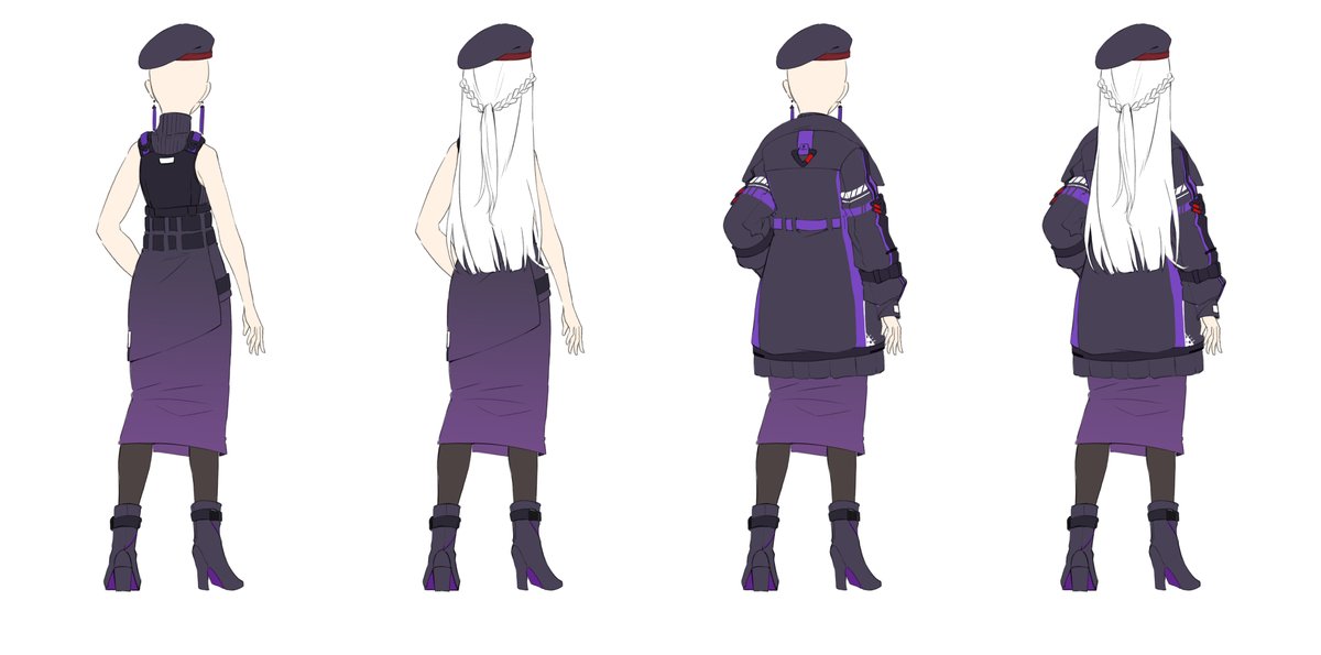 HK416(少女前線|ドルフロ) 「既刊Vol.6表紙の416服設定です

自分の好みで設計した自己流のもんだけど、」|染羽🍖のイラスト