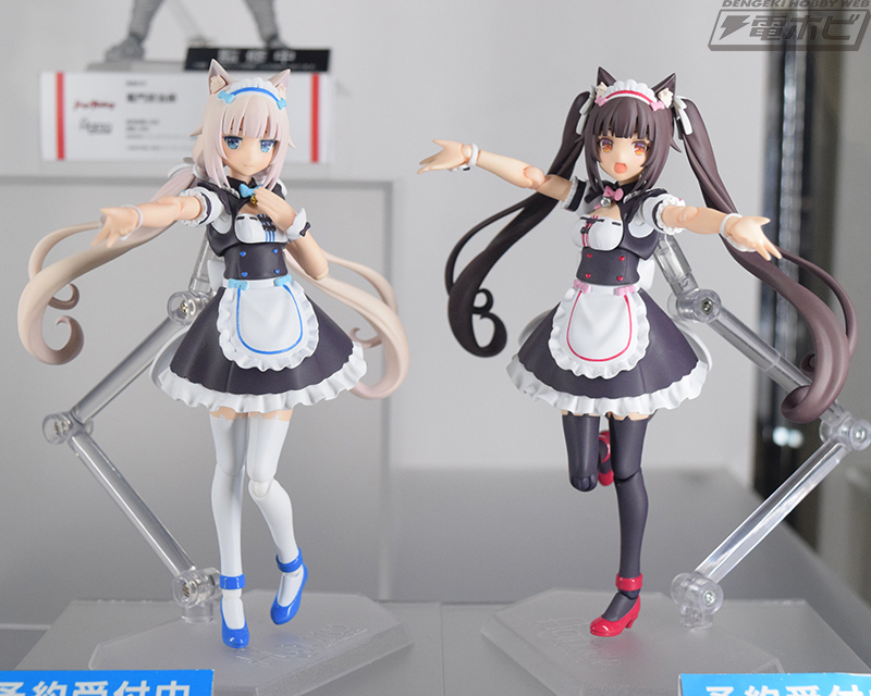 ネコぱら』#figma ショコラ、バニラの彩色見本が「#ワンホビG