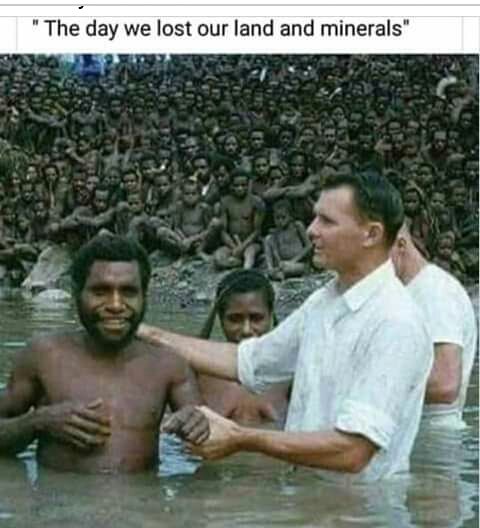 Our ancestors were just like fat cows....Loosing everything because they thought everything foreign was better....