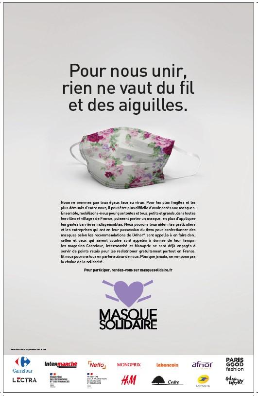 Masque Solidaire : avec 8 km de rouleaux de textiles non utilisés en production, H&amp;M a fabriqué plus de 200 000 masques gratuits distribués en France. MERCI et BRAVO aux équipes impliquées et à tous les partenaires <a href="/ParisGoodFashi1/">Paris Good Fashion</a> <a href="/AFNOR/">AFNOR</a>  <a href="/CarrefourFrance/">Carrefour</a> <a href="/Monoprix/">Monoprix</a>