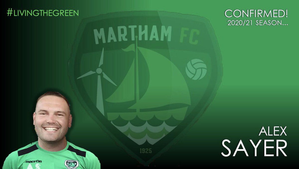 MarthamFC1's tweet photo. ✍️ | Re-signed for 2020/21

Delighted to confirm three club stalwarts have committed to another season with the club. With over 30 years of Martham FC experience between them, it’s great to see them re-sign.

More news on some brand new players later today!

#LivingTheGreen⚽️💚 https://t.co/bJ0y2Zcnjc