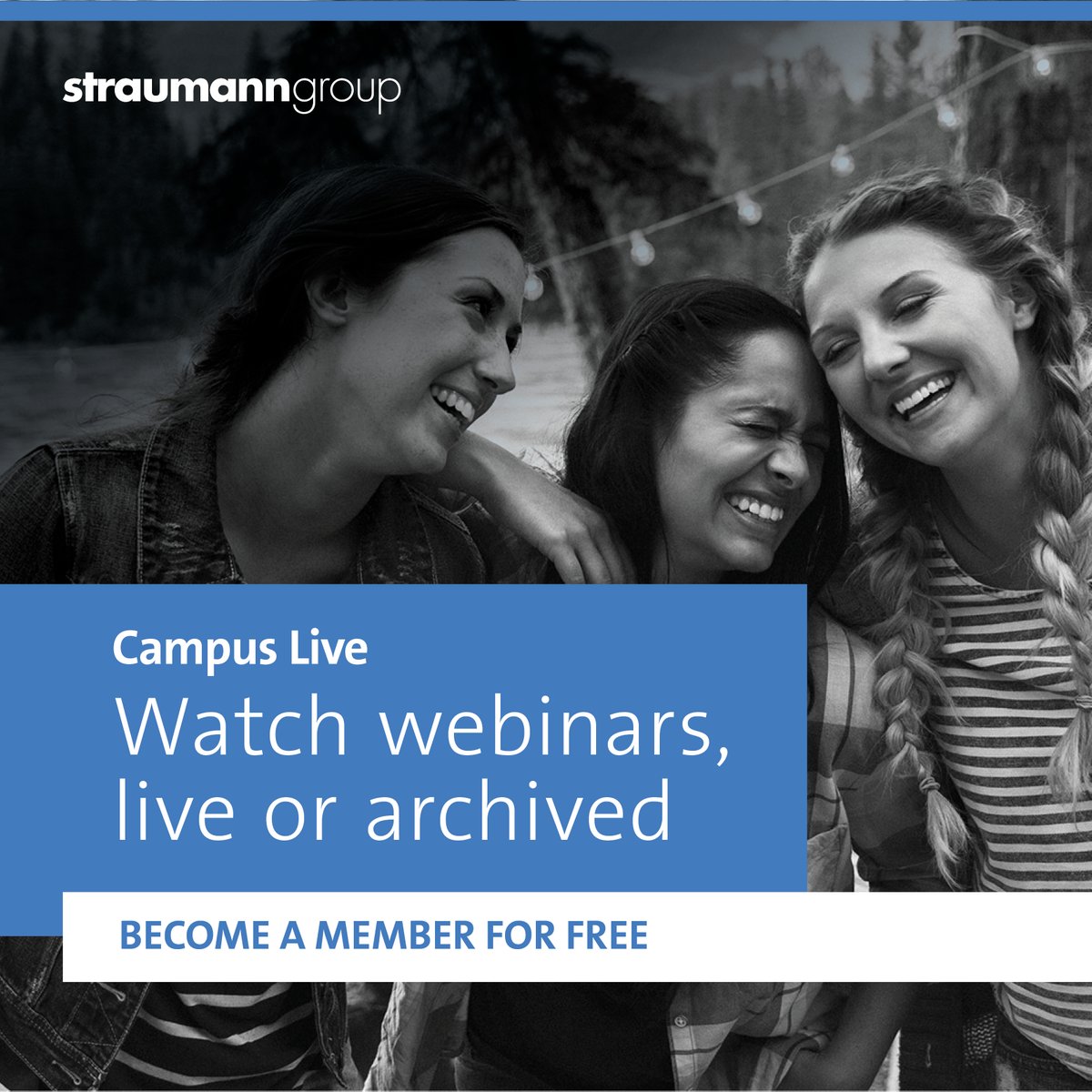 Did you miss one of our Webinars? No problem! You can now watch them all in our archives, on the campuslive platform here: bit.ly/3ckBJhC #TimeForEducation #straumann
