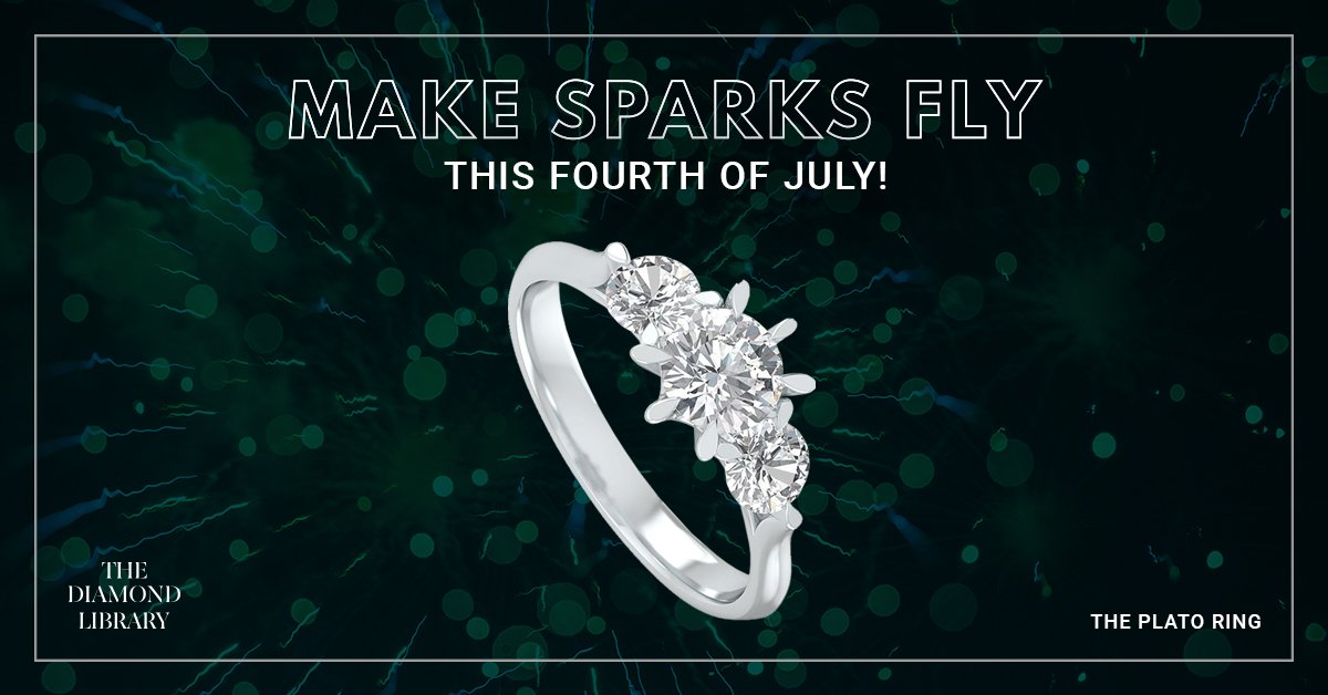LibraryDiamond's tweet image. This Fourth of July, shine brighter than ever with your favourite solitaire. Wishing everyone a very happy Fourth of July from The Diamond Library!
 #TheForeverDiamonds #EthicalDiamonds #TheDiamondLibrary #TDL #LabgrownDiamonds #Luxury  #NoBloodDiamonds #SustainableDiamonds