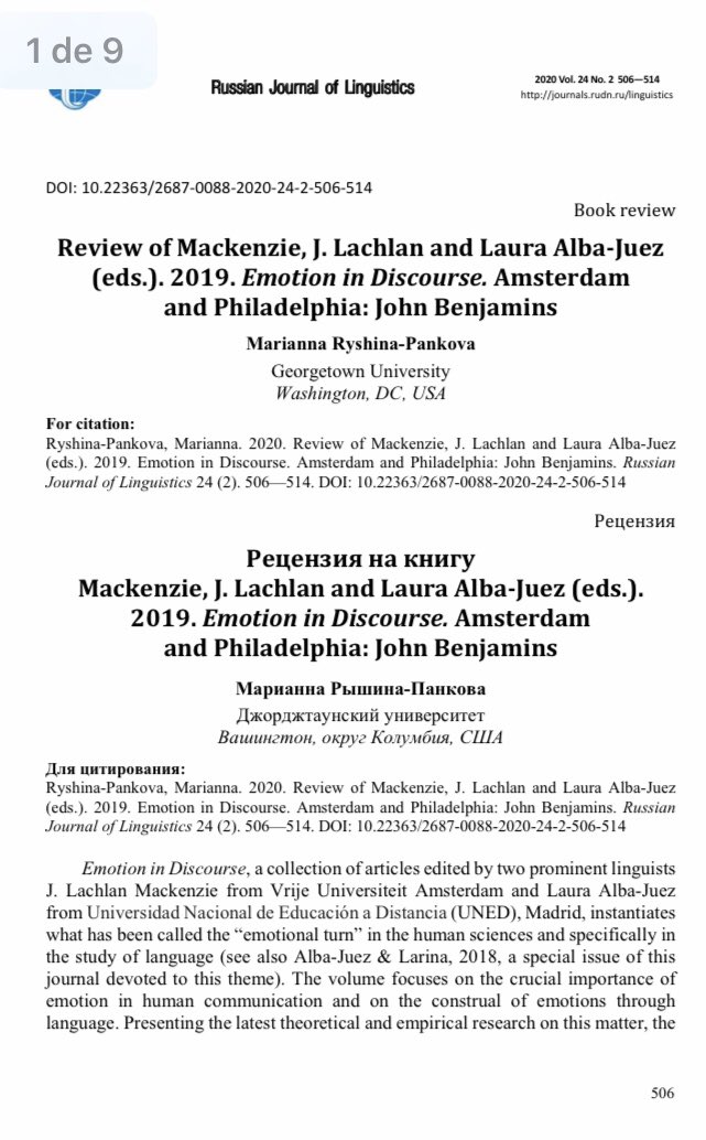 MABenitezCastr1's tweet photo. Over the moon about this outstanding review of our 2019 chapter proposing our redefined psychology-inspired AFFECT system within SFL Appraisal Theory! 😊@hidalgo_tenorio https://t.co/BAGLRH0dzI