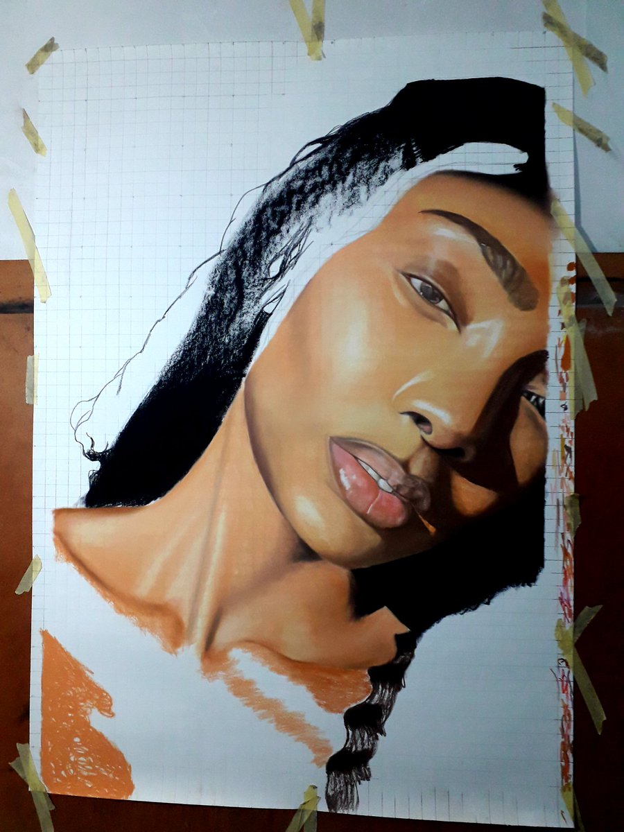 samuelancestor's tweet photo. TWITTER DO YOUR THING!

I did this painting with charcoal and pastel pencils.
My next customer may be on your time line.

Kindly retweet. 
Your retweet will go a long way 🙏🏿🙏🏿 🙏🏿 

@lavismag @MaziIbe_ @bayonuels @AfricaFactsZone https://t.co/ZzqsXe9uBv