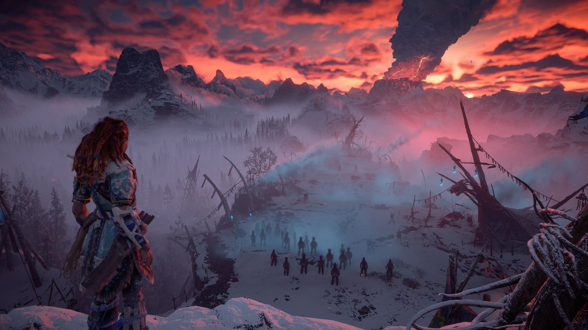 Aesthetics-wise I loooved the game. The whole reason I was interested in the game in the first place was the unique blend of beautiful untouched nature (my kinda jam) and pristine-white ultra-modern robots. The environments looked absolutely stunning most of the time, holy shit.