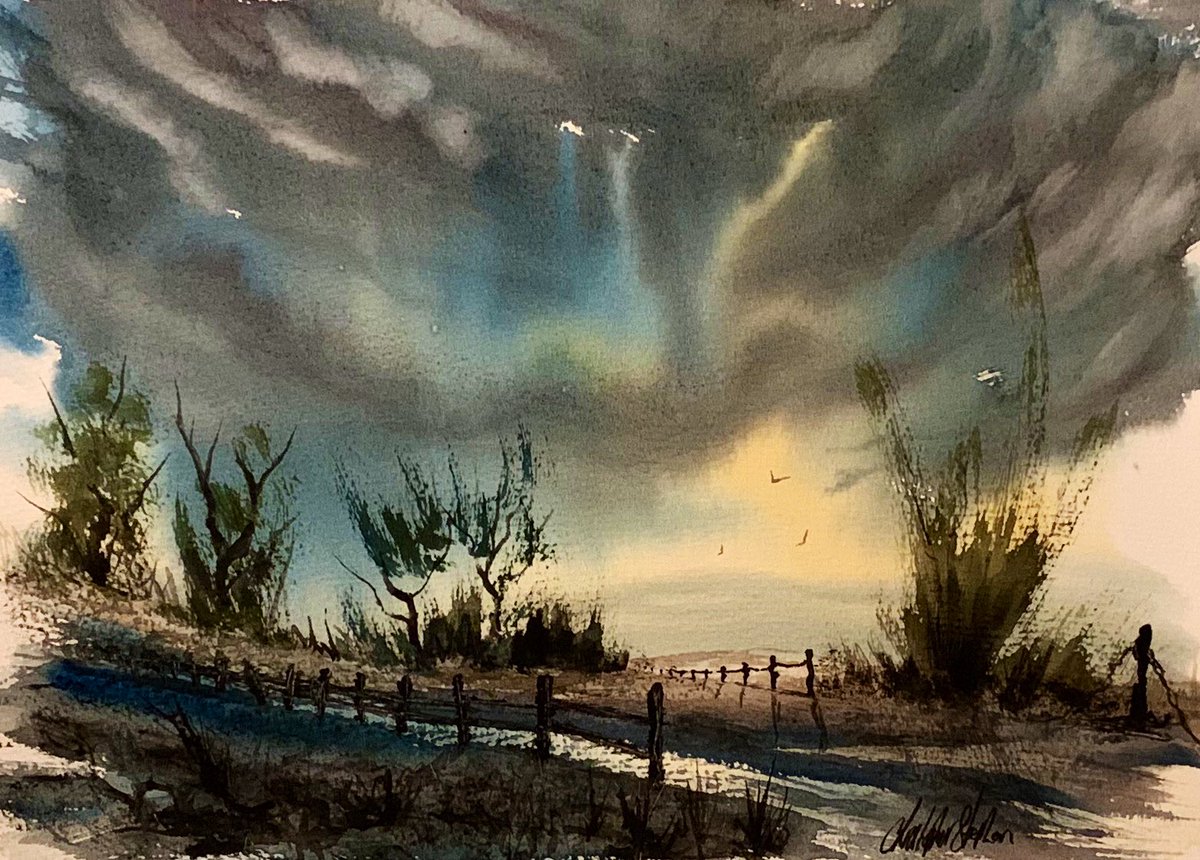 ChrisStephenArt's tweet photo. After the flood. #watercolour #art https://t.co/WB8HixcPKn