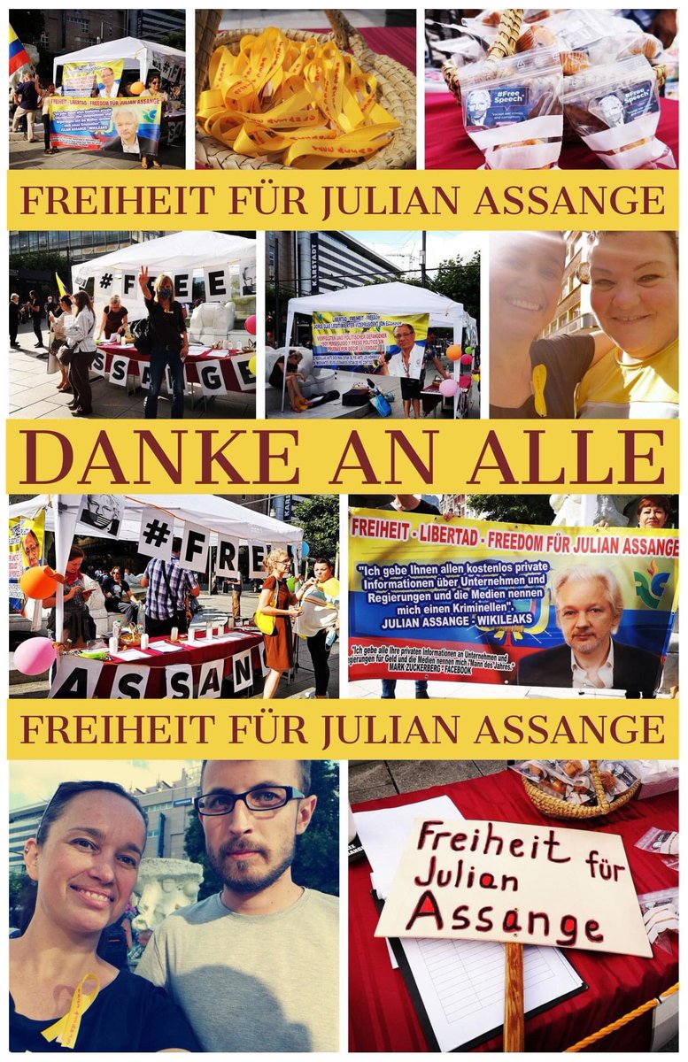Thank you to all the people in the world who honored Julian Assange with us yesterday and did not let him be forgotten. @MrsC_Assange @StellaMoris1 #FreeAssangeNOW #FreeAssangeVigil #JulianAssange