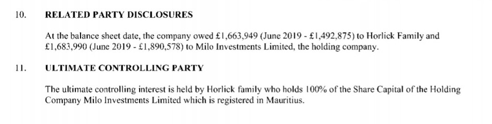 So what do we know about Ayanda Capital Limited? Well, it is owned by the Horlick family through an entity based in Mauritius, one of the worst tax havens in the world.