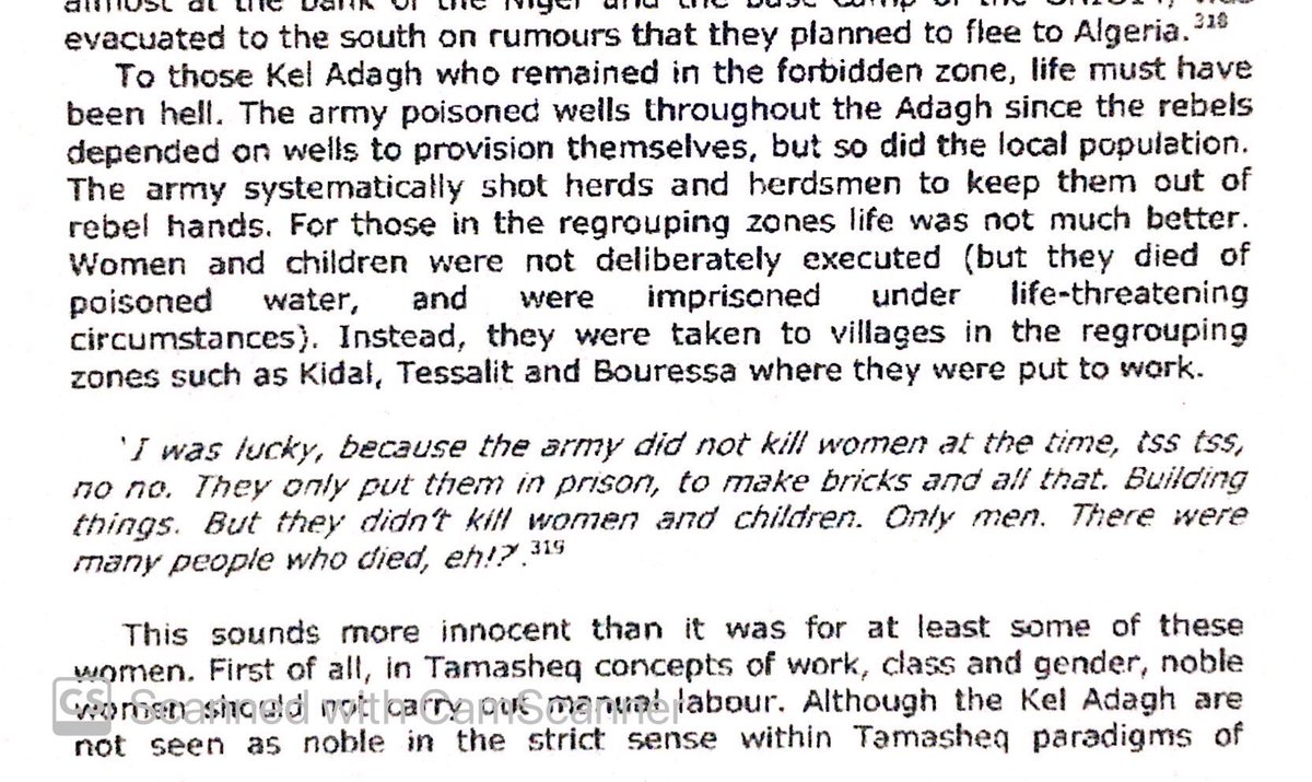 Malinese were cruel in counterinsurgency - they slaughtered men, raped women, & forced survivors to work for them in terrible conditions.