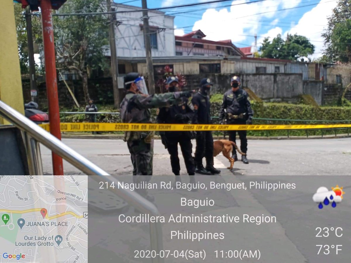 RECU_Cordillera's tweet photo. Baguio City CECU with the personnel of Police Station 1, BCPO conducted joint SIMEX regarding a scenario on explosion incident at Shangrilla Restaurant, Quirino Highway, Baguio City. 
#TeamPNP 
#WeShareKnowledge 
@PNPChiefGamboa 
@rwinp88 
@PsuptTacio 
@arfc97 
@CacasFrancis https://t.co/3TkoO0eXFW