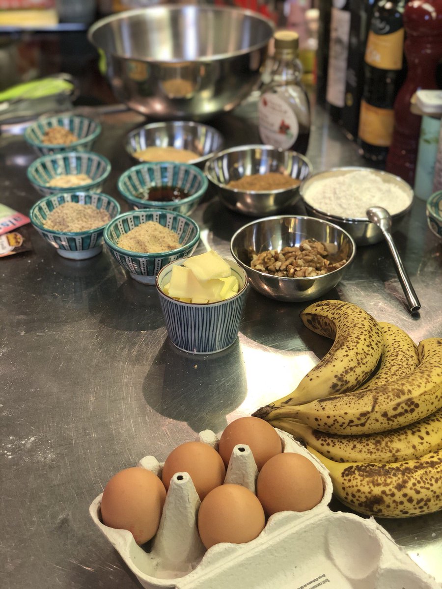 pdestang's tweet photo. I am now at the Version 7 (!) of my banana cake recipe, and according to my twin sons, I have now fully mastered it ;-) (possibly the maple syrup and hazelnut powder...Or the pure canes?) @bananacake @gateaualabanane https://t.co/UqMcFoDPxd