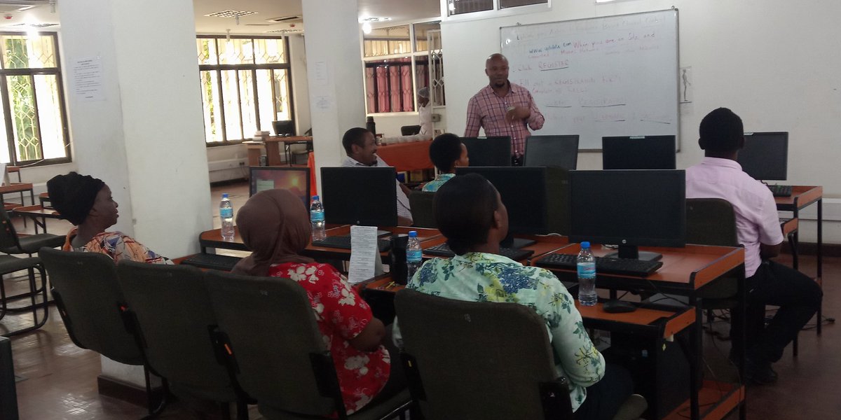 MuhasLibrary's tweet photo. Photos: During the one day MUHAS Library Staff development workshop on "Improving the quality of web based academic library information resources, services and instructions for library users in the digital age" early this week.
#TanzaniaPremierMedicalLibrary 
@muhimbiliuniver https://t.co/mH6542UKAE