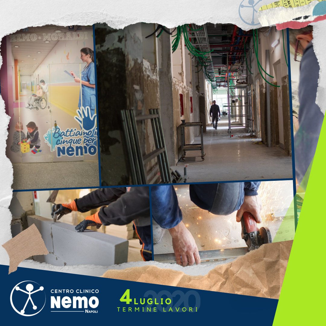 CentroNemo's tweet photo. Oggi celebreremo la chiusura della ristrutturazione del @CentroNemo Napoli. #NeMONapoli diventa una realtà. 👉 Diretta streaming dalle ore 11 su Facebook Centro NeMO Italia.

@Telethonitalia @aislaonlus @famigliesma @UILDMnazionale @FVM_Official
#slanciamoci
 
#stoconnemo https://t.co/bn3kE1Fve4