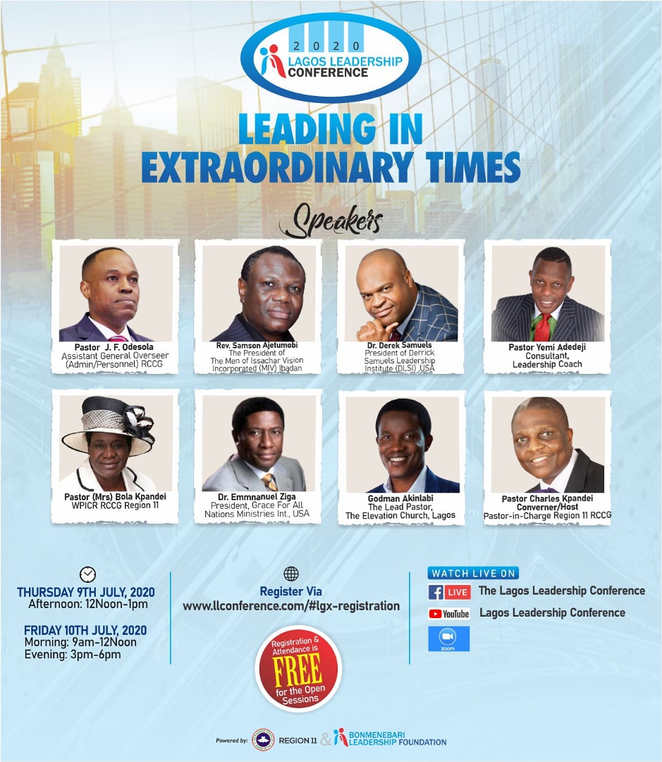 Lag_LeadersConf's tweet photo. Hey folks, we have an additional speaker coming to inspire us alongside other distinguished speakers.
Meet our speaker;
Pastor (Mrs) Bola Kpandei - Wife of PICR RCCG Region 11 @pastorbolakpandei
Convener: Pastor Charles Kpandei @charleskpandei
#LeadinginExtraTimes
#LLC2020 https://t.co/ONIIjihW5A