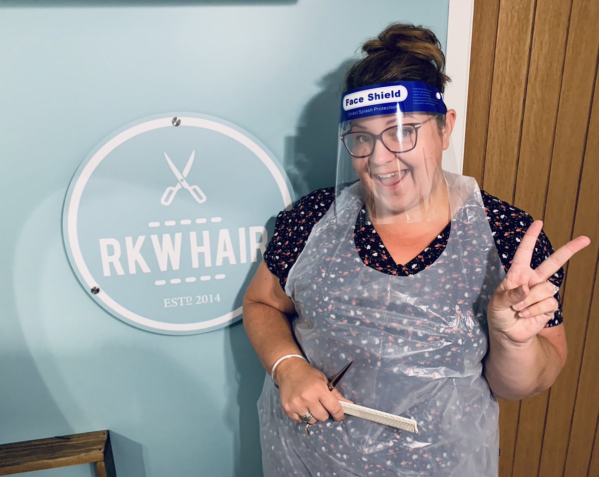 rkwhair's tweet photo. Ready.... Steady.... Open.....
#backtowork
#EcclesKent
#hairdressing
#haircut
#haircolour
#smallbusiness
#kenthairdresser
#outoflockdown
#firstclients
#lovemyjob https://t.co/7ukjZEFkl0