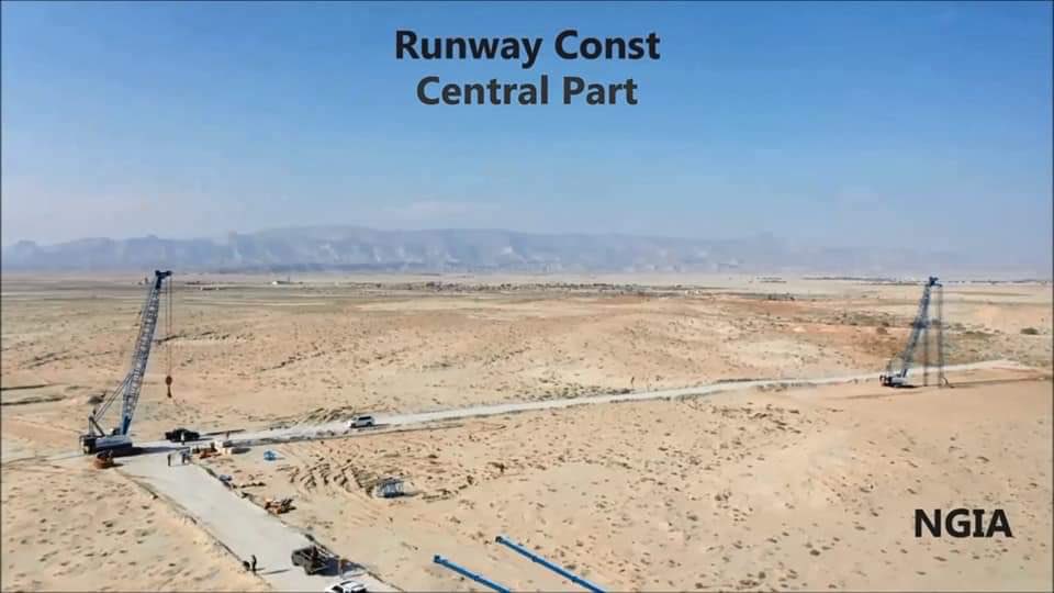 Update:Gwadar International Airport construction in progress. We reaffirm our commitment to launching&amp;completing all projects in Gwadar in line with PM’s directive.Mega Airport costing $230M will be a harbinger of development of Gwadar City/Gwadar Port #cpec #CPECMakingProgress