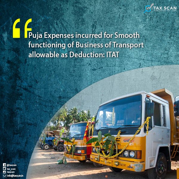tax_scan's tweet image. taxscan.in/puja-expenses-…
#PujaExpense #SmoothFunction #BusinessOfTransport #Deduction #ITAT #GST #GSTNews #Taxscan #TaxNews #TaxUpdates #FinanceNews
