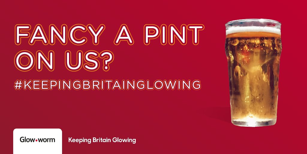 glow_wormclub's tweet photo. Fancy a FREE pint on us? In honour of pubs being allowed to re-open today, we're giving you a FREE pint! All you have to do is like and retweet this tweet, tag @glow_wormclub and use #KeepingBritiainGlowing, and we'll deposit the cost of a pint into your #ClubEnergy account! https://t.co/moKzna8y5q