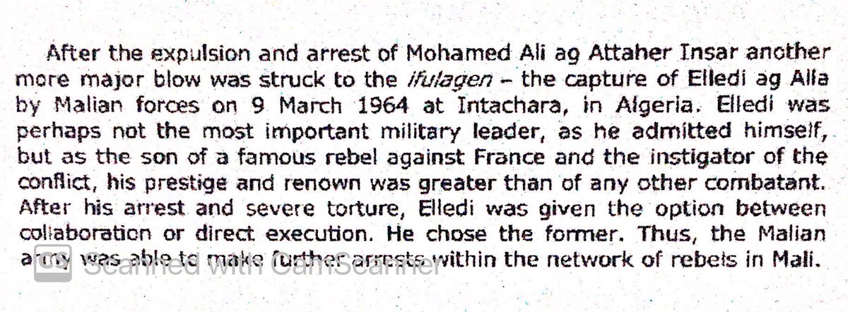 Algerian-Morroccan War in 1963-1964 gave Mali a diplomatic opening to convince the warring states to kidnap & extradite Tuareg leaders in their respective countries in return for Mali’s friendship.