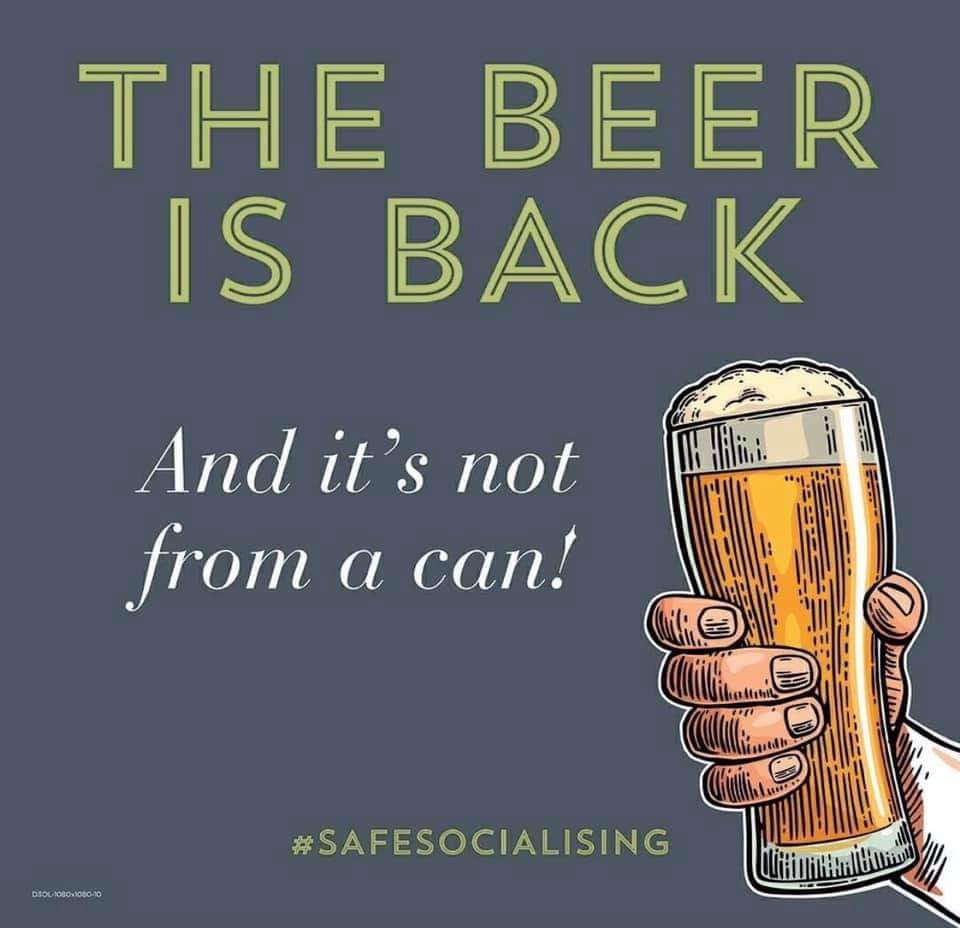 Good luck to all the pubs opening today. We're right behind you. 👏 ♥ 🍍