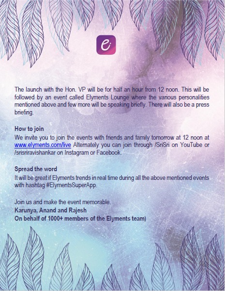 besanladdoo's tweet photo. India's own Social Media Super-App is all set for a formal launch. On the auspicious occasion of Guru Purnima tomorrow, 5th July 2020, 12noon IST it would get launched &amp; dedicated by Hon'ble Vice President of India, Sri @MVenkaiahNaidu  ji in presence of Gurudev @srisri https://t.co/dFtrSWeZms