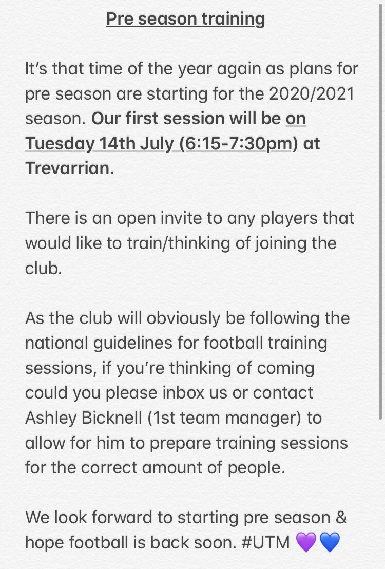Pre season. #UTM 💜💙