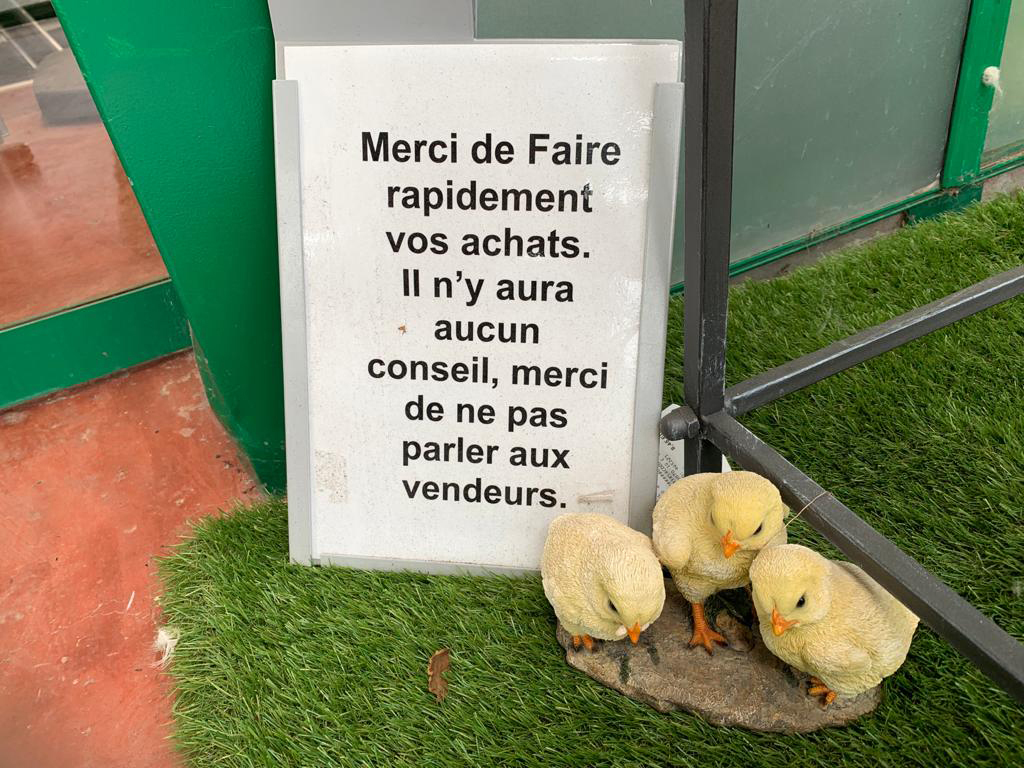 Dauvers70's tweet photo. L’entrée d’un @Gammvert_off breton. Je vais essayer d’être le plus discret possible en… ne rentrant pas dans le magasin. Encore la meilleure manière de ne déranger (ou contaminer) personne. SAMEDI CONSO ici >> https://t.co/NT4BcFHv2x https://t.co/hlutF9vddH