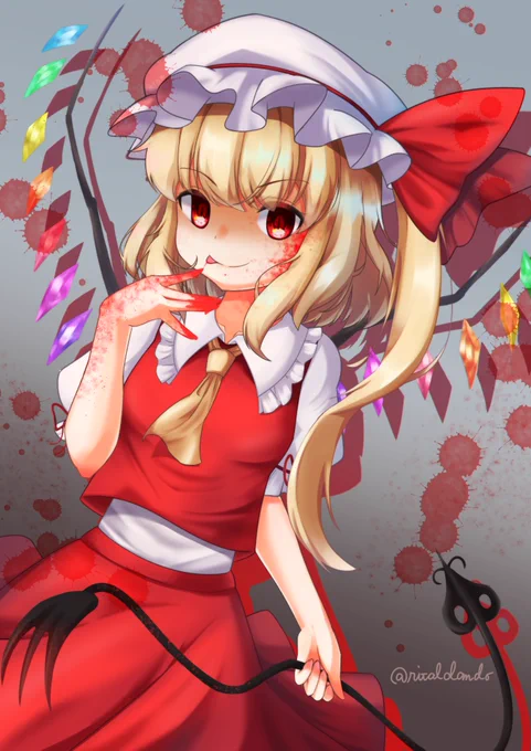 フランちゃんうふふ#フランドール・スカーレット #7月4日はフランの日 #7月4日はフランドールの日 