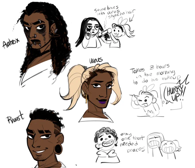 i still think abt human darkin au a lot 