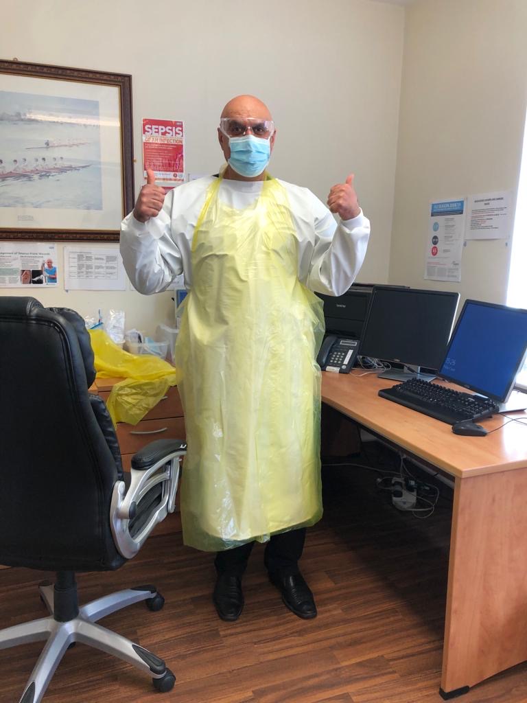 PPSGB1's tweet photo. We're delighted to have been able to provide Red House Surgery with our medical gowns to be used in Milton Keynes and Bletchley! #PPS #Coronavirus https://t.co/4zkSUDesXT