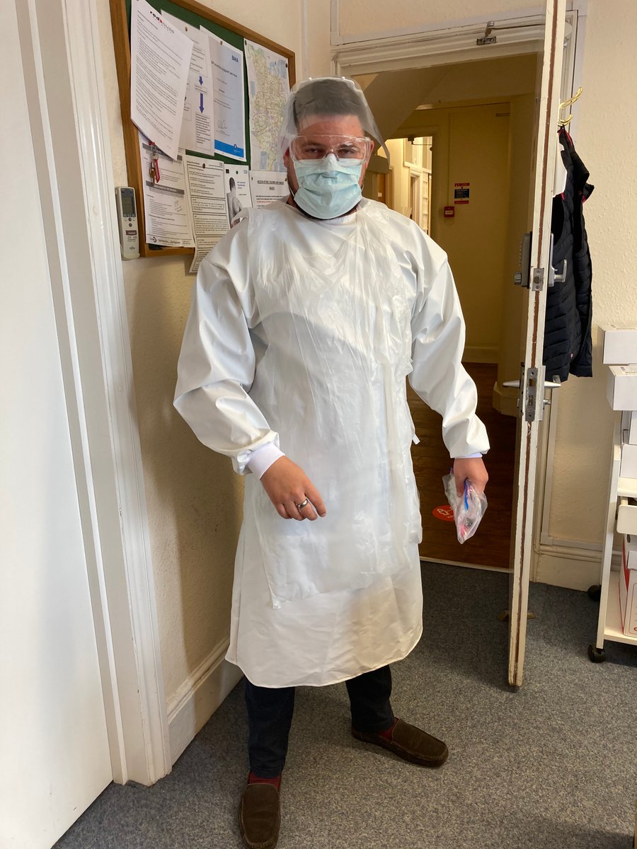 PPSGB1's tweet photo. We're delighted to have been able to provide Red House Surgery with our medical gowns to be used in Milton Keynes and Bletchley! #PPS #Coronavirus https://t.co/4zkSUDesXT