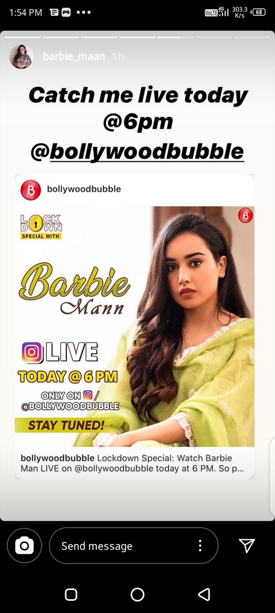 unknown_93_'s tweet photo. Mera Barbie Live Ane wali hai aaj
IG pe 🤩🤩🤩😍😍😍
#ShaRbie Forever ❤️❤️ https://t.co/5pkPV2itBc