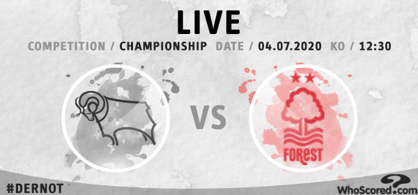 WhoScored's tweet photo. ⏰ LIVE: Derby 🆚 Nottingham Forest

🏆 Competition: Championship
🏟️ Stadium: Pride Park
🟥 Key Absentee: T. Lawrence (Derby)
🆚 Last Meeting: Nottingham Forest 1⃣-0⃣ Derby

#DERNOT

Follow the action live -- https://t.co/H5Fso7UEfh https://t.co/2l4rrcY5TB