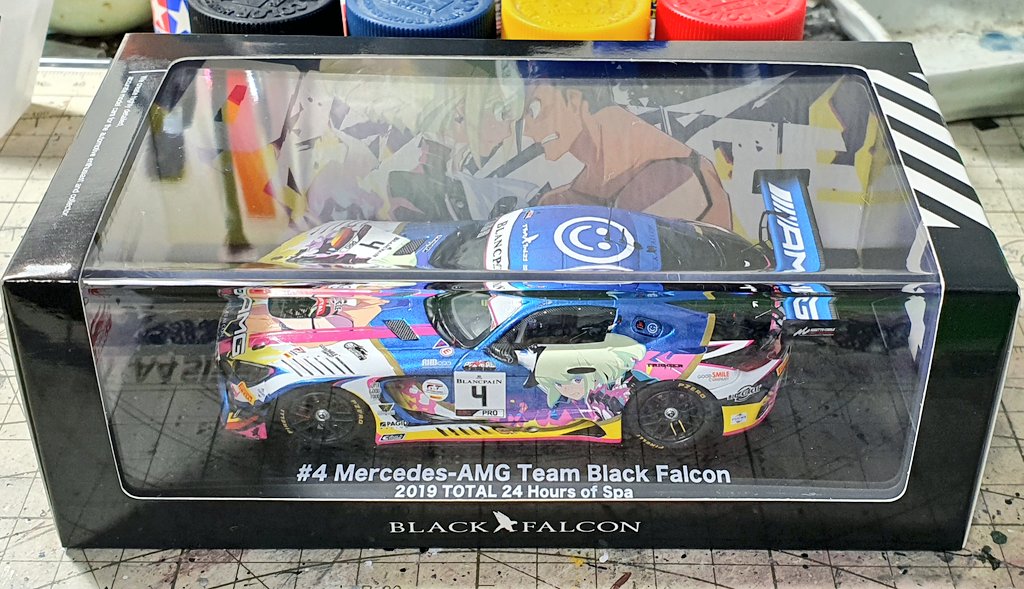 15597✨未使用 メルセデス AMG GT3 2019 スパ24時間 MDL] 1/43 Mercedes-AMG GT3 GetSpeed Performance 24H Nurburgring