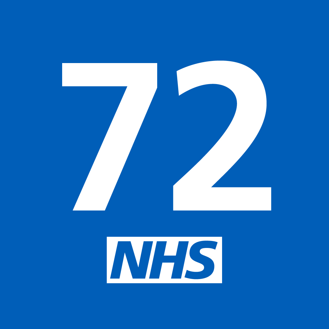 NHSnecs's tweet photo. π Tomorrow is the 72nd birthday of #OurNHS!β¨β¨
π As national landmarks light up blue, you can show your support by turning your profile #BlueFor72!β¨β¨
π Update your profile picture with the image below.
#NHSBirthday https://t.co/R8bdBZ2XE2
