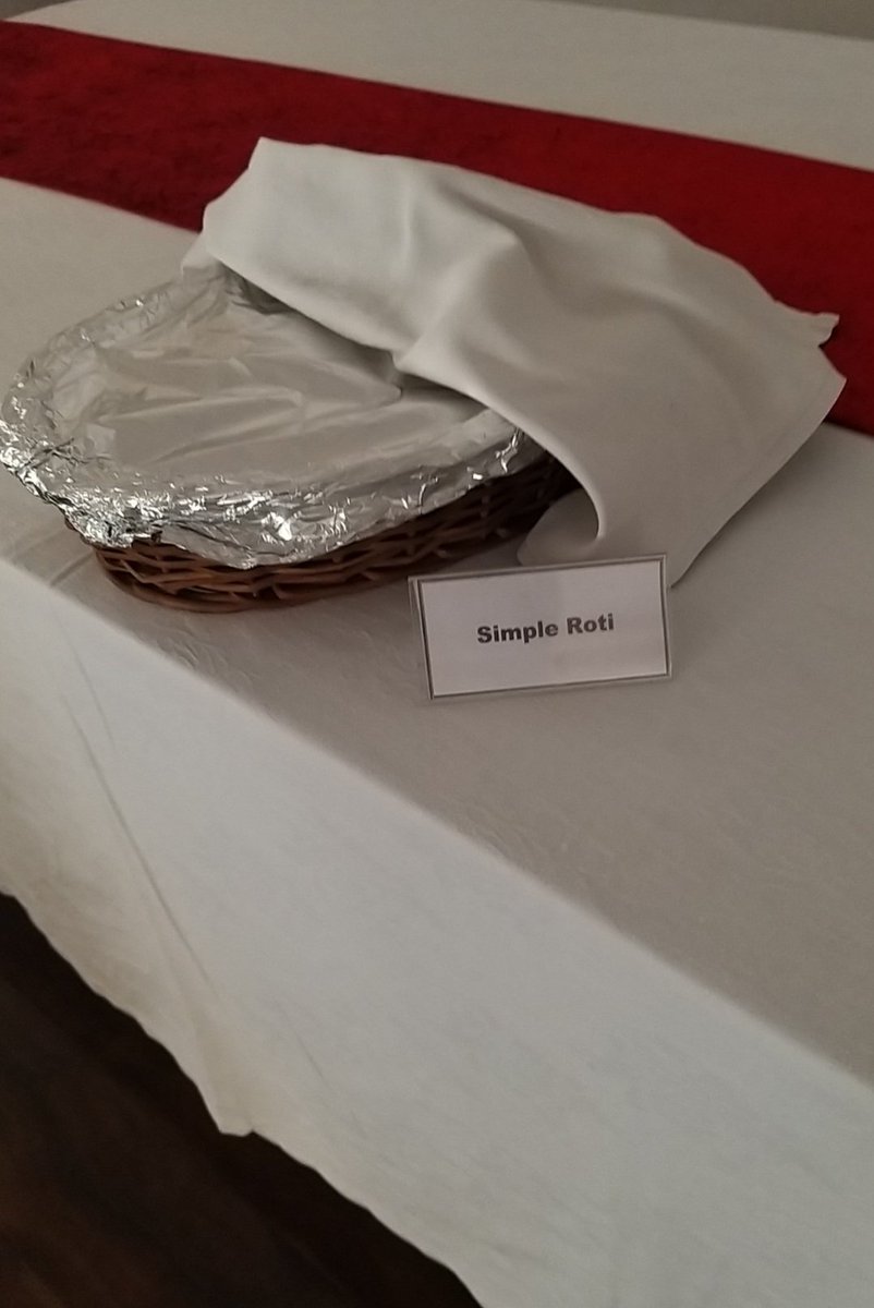SandyAhlawat89's tweet photo. I told the Mess Hav to make a slight change in the menu today for lunch and only get Simple Roti made (Tawa Roti) and not Tandoori Roti.

He took the orders very seriously....

#humourinUniform https://t.co/3DKdfQnzXz