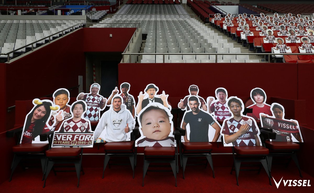 visselkobe's tweet photo. #リモートマッチ でもみんなの想いが詰まったスタンドです！🏟️

The stadium is all set. 🏟️

#visselkobe #ヴィッセル神戸 https://t.co/oAwAnVFVZx