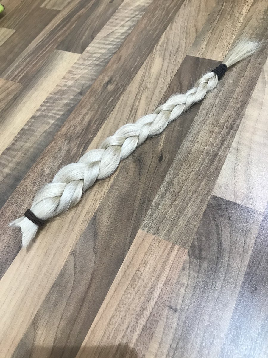 Well there we go... my lockdown hair is off to <a href="/LPTrustUK/">Little Princess Trust</a> to make a real hair wig for a child or young person 💙👑 #lockdownperk