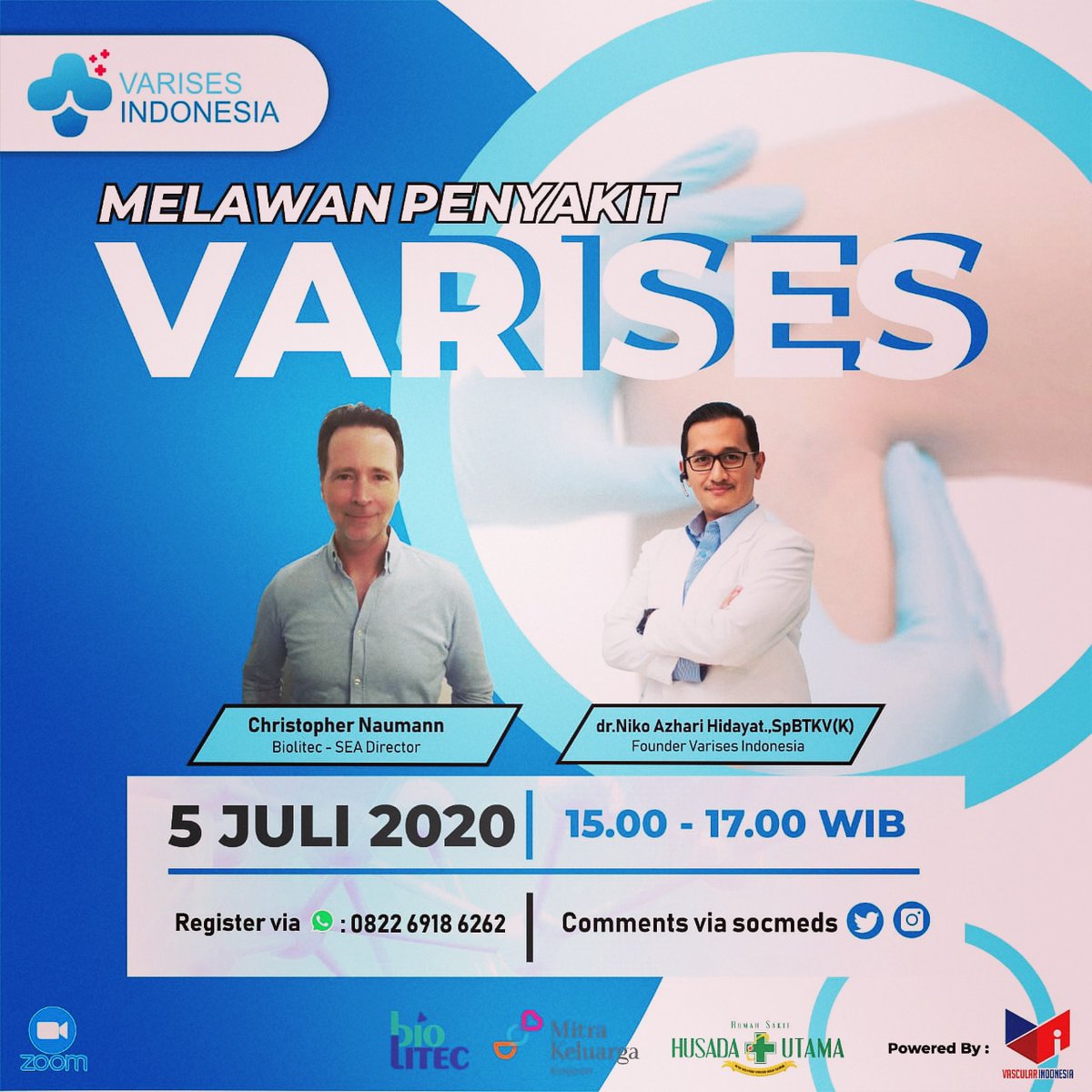 varisesindo's tweet photo. Varises Indonesia fighting Varises in Pandemi Era...
https://t.co/3WEy39htUI
Ikuti Program Baru VIEW:
Varises
Indonesia
Educational
Webinar
https://t.co/cPW8rWycNd
#vascular #vaskular #vascularindonesia
#varises #COVID19karnataka #freetraining #indonesiamelawancovid19 https://t.co/KLCadBTno0