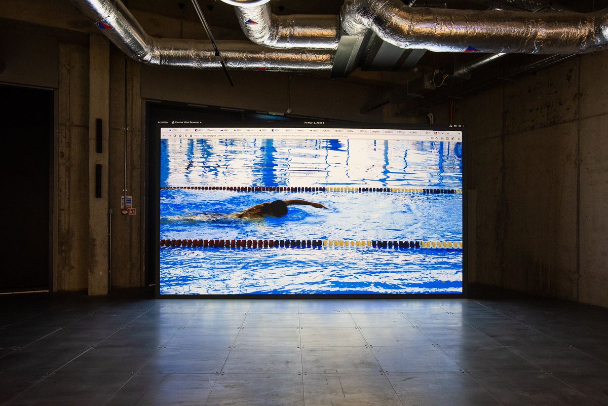 arebyte's tweet photo. TODAY! Best Effort Network by Olia Lialina will be open for public viewing today 12-6. Tues - Sun, 12-6pm.
img. Hosted (2020). Taken by Max Colson
#besteffortnetwork #olialialina #hosted #soloexhibition #netart #internetartist #summer #open @GIFmodel https://t.co/1GAzBSJmKW