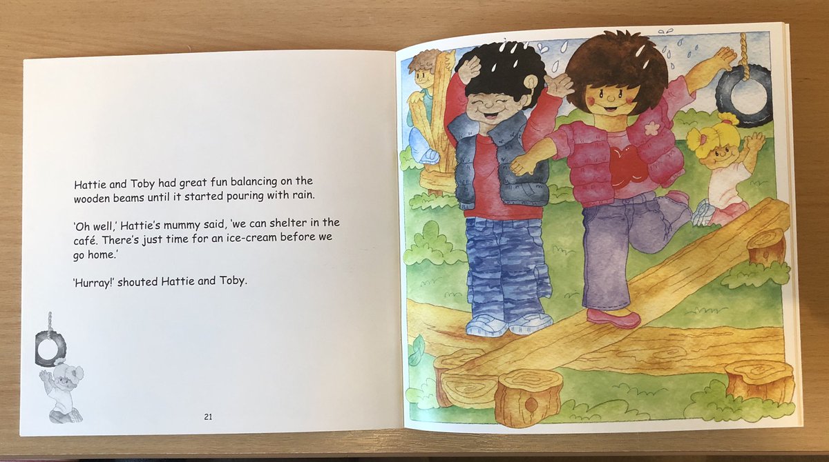 Hattiesfriends's tweet photo. Who’s going to the park today? Don’t forget your brolly! ☔️ Just a normal part of a day out in the UK ☺️ Hattie and Toby can still have fun 🥰 #DiversityAndInclusion #Deaf #CochlearImplant #Disabilty #Inclusion #Diversity #PositiveImages #ReflectingReality #RainOnMe #Primary https://t.co/AUOx5w1UOq