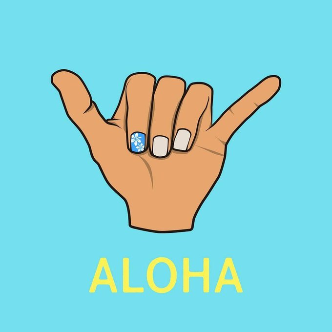 1000以上 Aloha イラスト