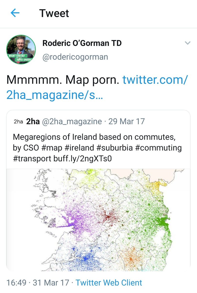 6)The strange second tweet:He makes reference to a Map of Ireland and states "mmm. Map porn"Who sexualises a map? Pretty strange right, unless you know LGBT lingo then maybe, just maybe it might make sense?