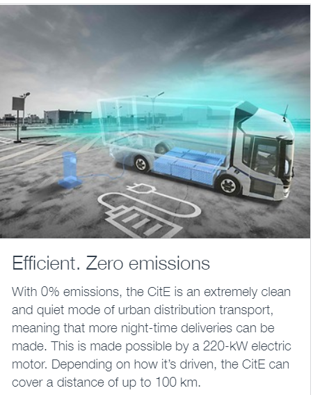 Lorries are clearly still needed but are being improved for city use – quieter, cleaner, safer – while routing technology and timed drop-offs reduce time spend idling in traffic and at the destination.  https://www.truck.man.eu/uk/en/cite.html 