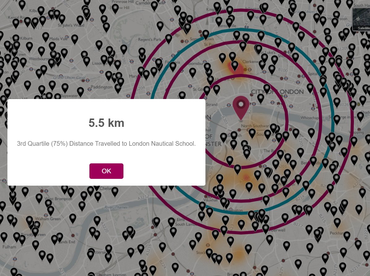 As streets are made safer fewer children are driven or need to use public transport as the great majority of children in London live within easy walking or cycling distance of their schools (pics show secondary schools, primary ones tend to be closer)  https://maps.london.gov.uk/schools/# 