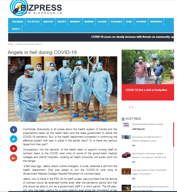 SreeMithosh's tweet photo. #COVID19India #COVAXIN #Nurse #nurses #Kerala 
Is there attempts to exploit financial constraints of nurses during COVID-19?
https://t.co/cHAG2QBi24 https://t.co/5cXM75Q4Yh